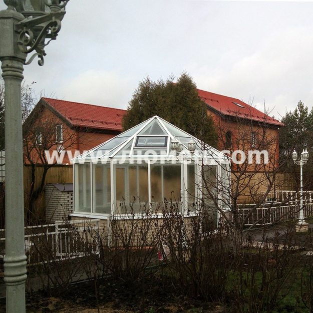 Восьмигранная теплица с автоматическим проветриванием