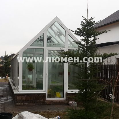 Зимняя теплица из пластика