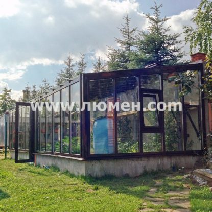 Зимняя теплица по индивидуальному проекту