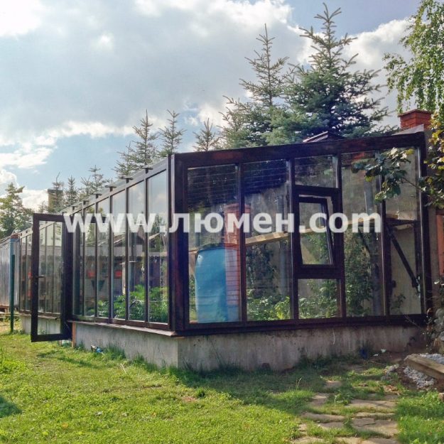 Зимняя теплица по индивидуальному проекту