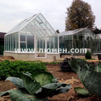 Сезонная двухскатная теплица