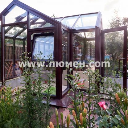 Теплица из стеклопакетов