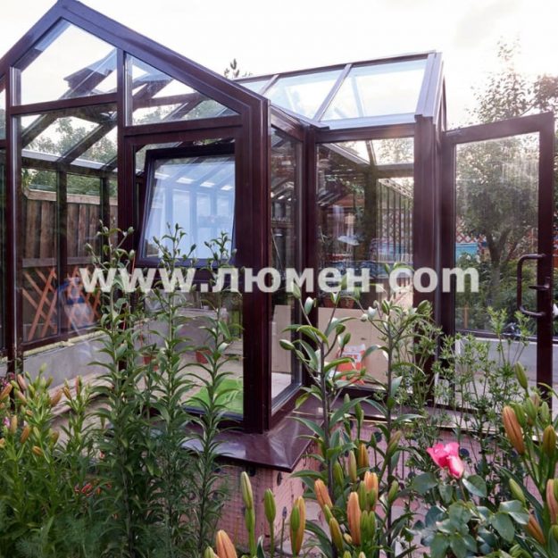 Теплица из стеклопакетов