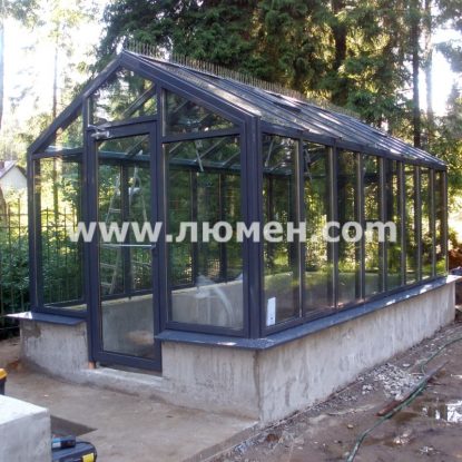 Алюминиевая круглогодичная теплица