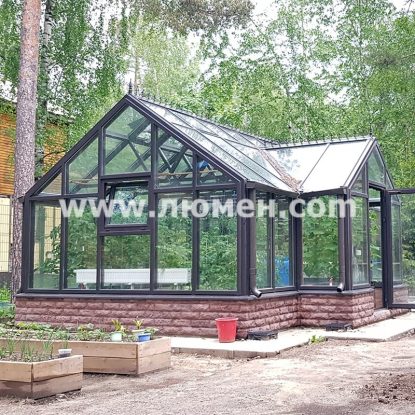 Теплица с стеклопакетами