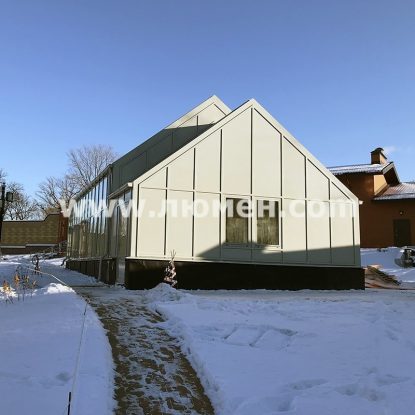 Теплица с тамбуром в торцевой части г. Самара