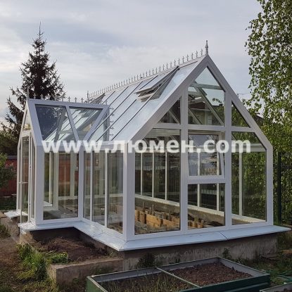 Теплица со стеклопакетами