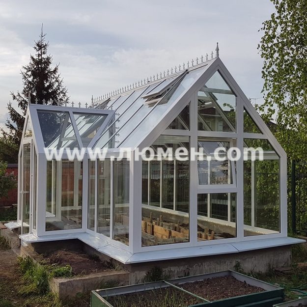 Теплица со стеклопакетами